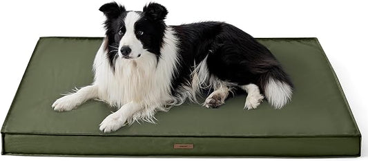 Lesure Outdoor Waterproof Dog Beds for Large Dogs - Dog Bed Washable with Oxford Fabric Surface, Large Orthopedic Foam Pet Bed with Removable and Durable Cover, Machine Washable