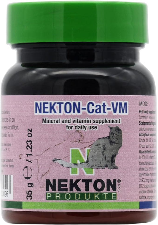 Nekton Cat-VM Feline Vitamin, Mineral and Trace Element Supplement for Daily Maintenance, 35gm