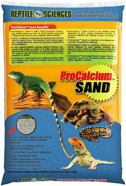 Terrarium Sand, 10-Pound, Blue