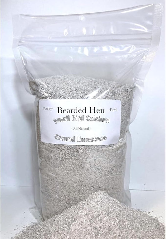 Small Bird Calcium Carbonate - Fine Ground All Natural Limestone - Egg Strength - Pullet, Quail, Pigeon, Parakeet (6 Pound)