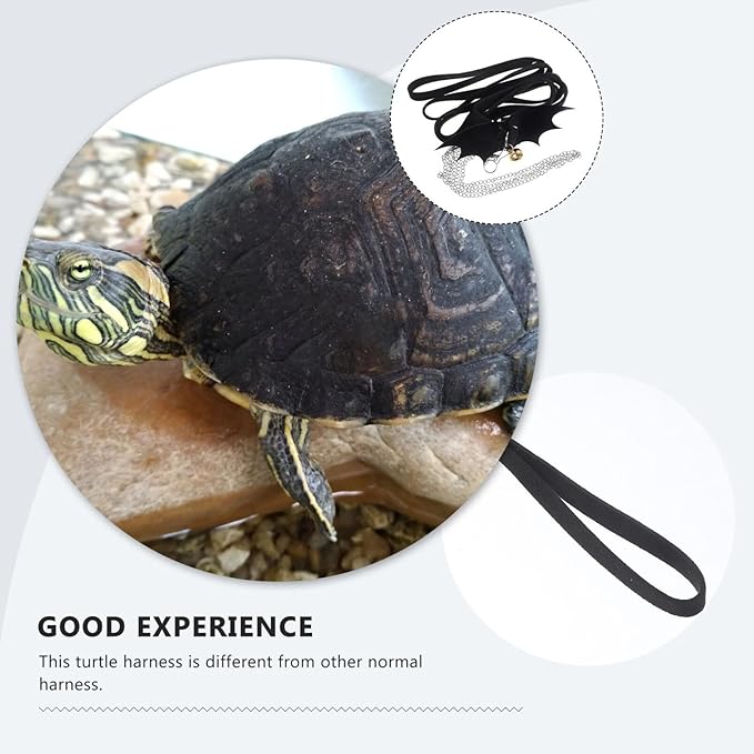 POPETPOP Turtle Harness and Leash with Wings: Tortoise Harness Turtle Leash Adjustable Turtle Walking Lead Control Rope Chest Collar for Pet Tortoise Turtle