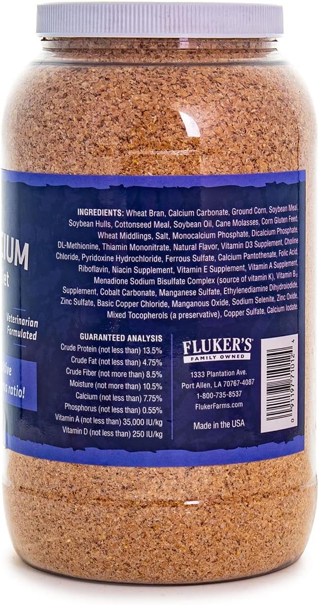 Fluker's High Calcium Mealworm Diet, Can Be Used as a Gut-Loading Food or Bedding, 3 lbs.