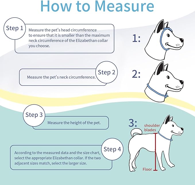 Gagabody Dog Cones for Medium Dogs,Comfortable Adjustable Soft Dog Cone Alternative After Surgery,Elizabethan Donut Collar for Medium Dogs Recovery,Different Sizes for Cats,Large Dogs and Small Dogs