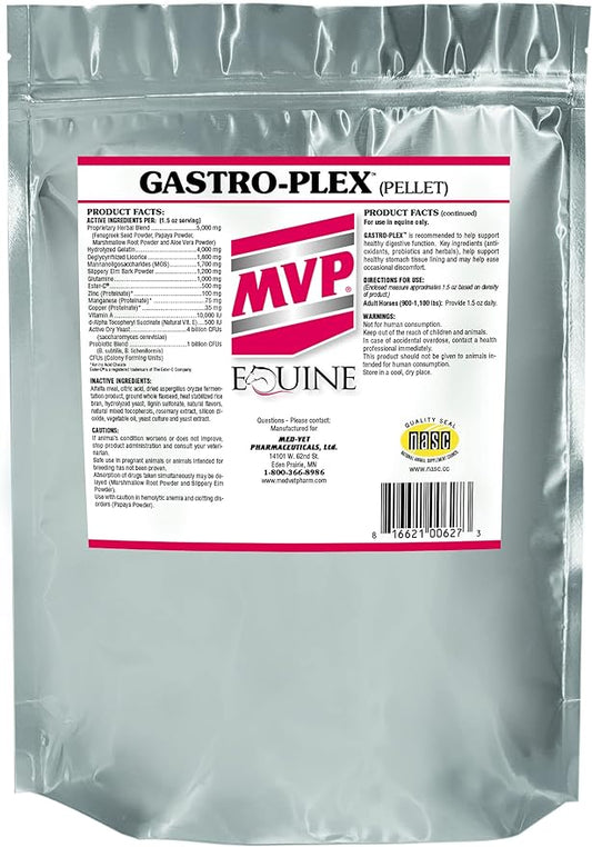 Gastro-Plex (3 lb) Supports Gut Health and Hindgut Digestion in Horses