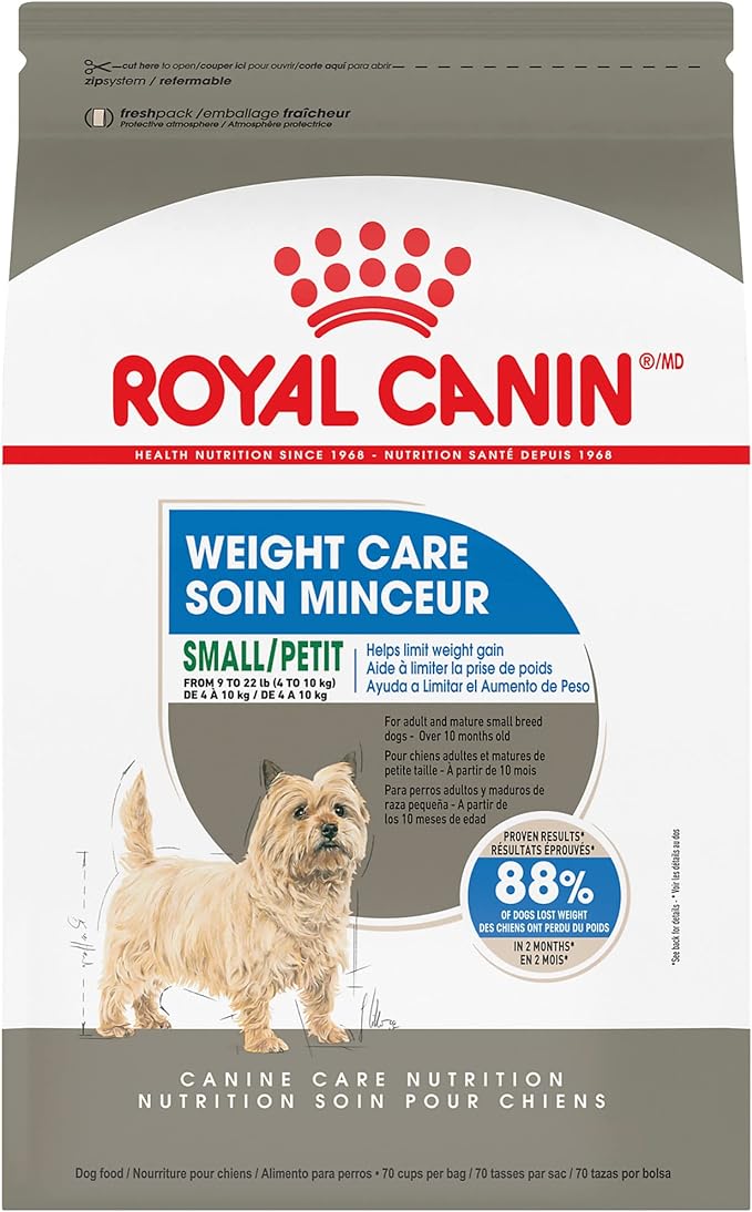 Royal Canin Small Weight Care Adult Dry Dog Food for Small Breeds, 13 lb bag