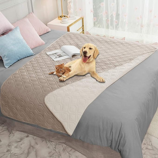 Ameritex Waterproof Dog Bed Cover Pet Blanket for Furniture Bed Couch Sofa Reversible