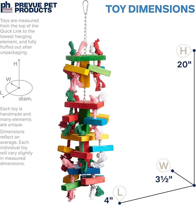 Prevue Pet Products Sound & Movement Bodacious Bites Tower Bird Toy 60960