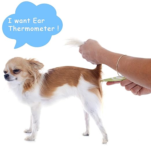 Cat and Dog Ear Temperature Monitor, Pet Only Thermometer, Dogs or Cats Ear Temperature Monitor with Warranty, Dog and Cat Ear Care Supply, Take Pet Temperature Tool.