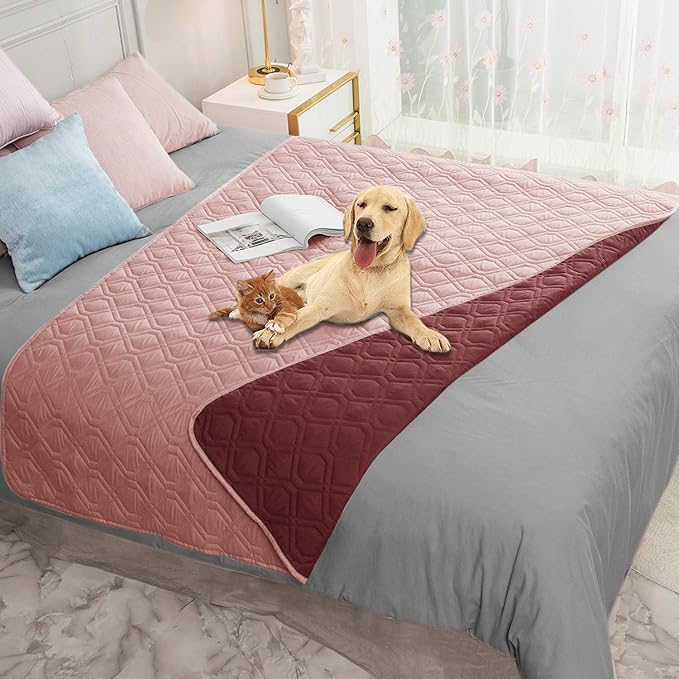 Ameritex Waterproof Dog Bed Cover Pet Blanket for Furniture Bed Couch Sofa Reversible