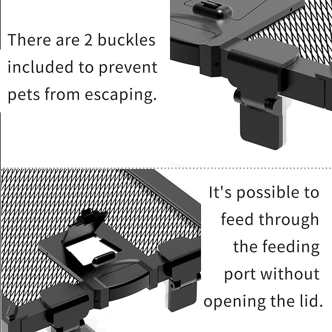 Reptile Terrarium (9Pieces) 8 * 8 * 12 Amphibian Vertical Habitat Tank Starter Kit, Suitable for Small Reptiles such as Geckos, Snakes, Lizards, Chameleons, Serpents(8 * 8 * 12 inchs)