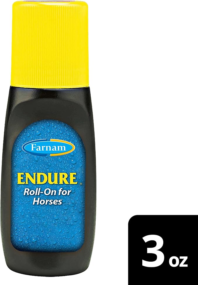 Farnam Endure Roll-On Fly Repellent for Horses, for Sensitive Areas, 3 Ounces (Pack of 2)