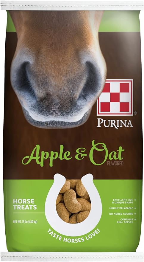 Purina Apple and Oat Flavored Horse Treats, 15 Pound Bag