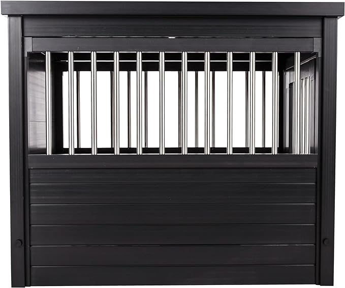 New Age Pet ecoFLEX Pet Crate/End Table, Small, Espresso 23.8"L x 18.2"W x 22.2"H