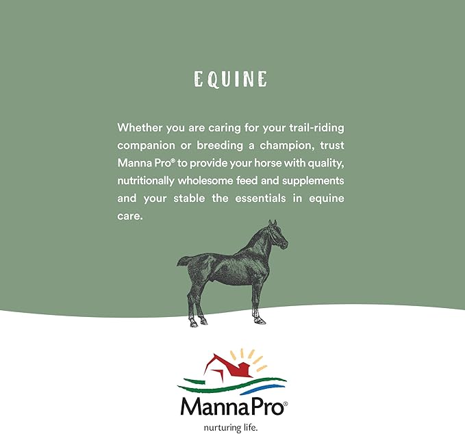 Manna Pro Nurse All Multi Species Milk Replacer with Probiotics for Horses | Formulated with All-Milk Protein to Promote Growth and Development | Helps Support Healthy Gut and Digestions| 8lbs