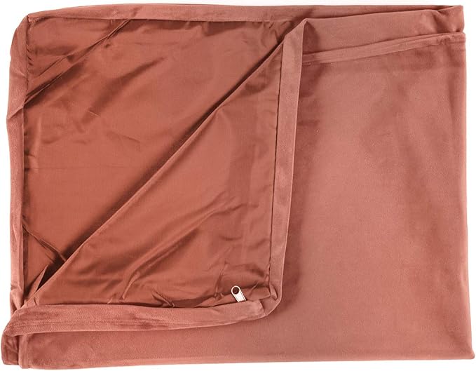 Best Friends by Sheri Dog Bed Cover Replacement for Nap Mat Dog Bed, Velvet, Mauve, 27" x 36"
