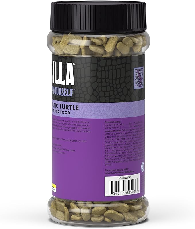 Zilla Aquatic Turtle Extruded Food Pellets 6 Ounces (Pack of 2)