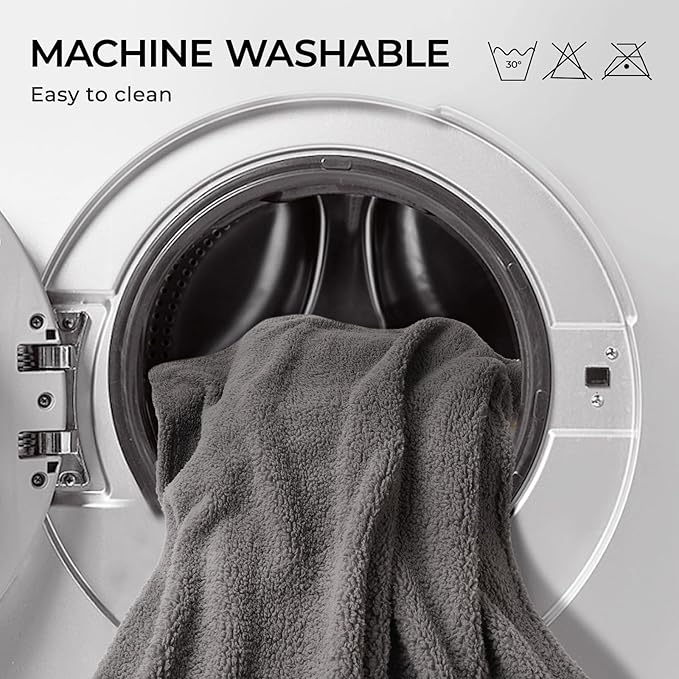 Luciphia Premium Fleece Dog Puppy Blanket Soft Pet Sherpa Calming Cat Blanket Throw for Small Medium Dog Cat(Grey,30x20 inches)