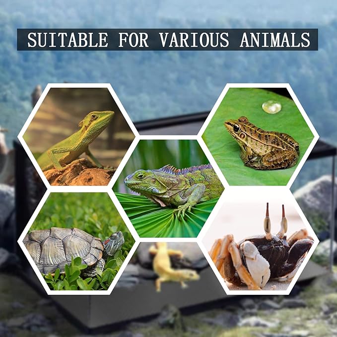 Reptile Carpet Terrarium Liner Bedding Reptile Substrate Mat(17.7in*39in) 1Pcs Non-Adhesive Tank Accessories for Bearded Dragon Snake Lizard Tortoise Habitat Leopard Gecko