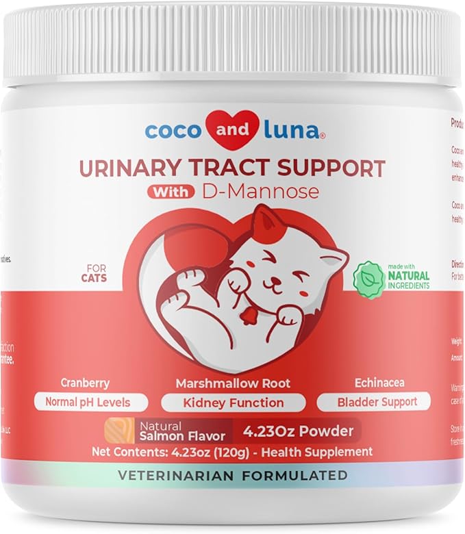 Cranberry for Cats - Incontinence Support, Urinary Tract Support, Cat UTI, Bladder Support, 120g Powder (for Cats)