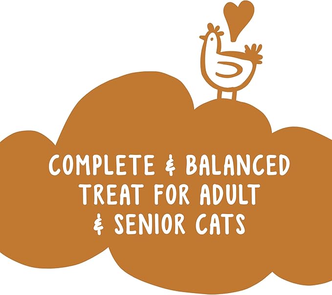 Purina Friskies Made in USA Facilities Cat Treats, Party Mix Chicken Lovers Crunch - (6) 6 oz. Pouches