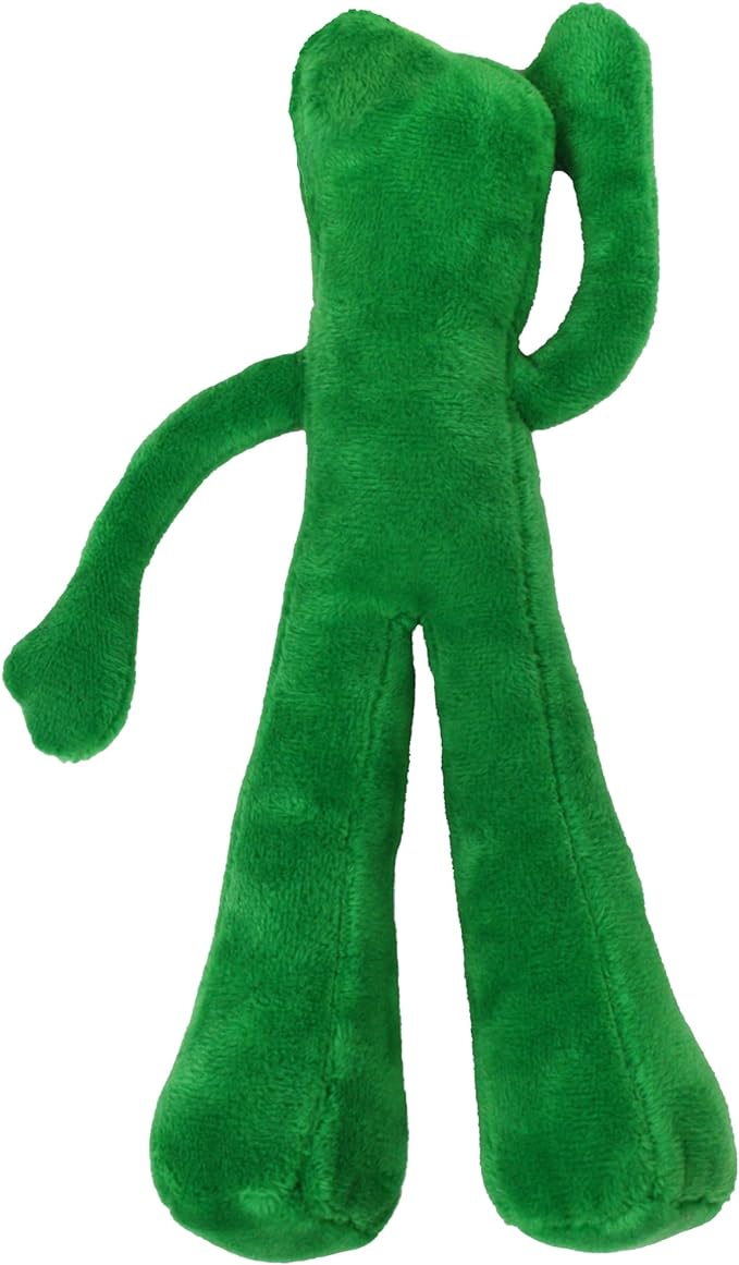 Multipet Gumby Plush Filled Dog Toy, Green, 9 inch (Pack of 1)