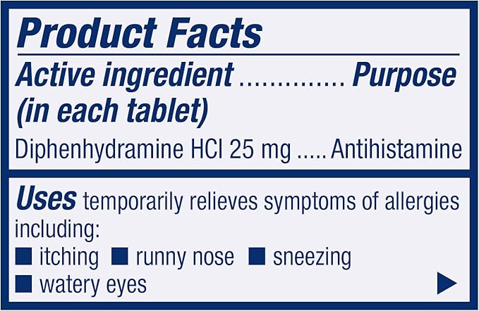 Pro-Sense Itch and Allergy Solutions, for Dogs, Antihistamine 100 Count (Pack of 1)