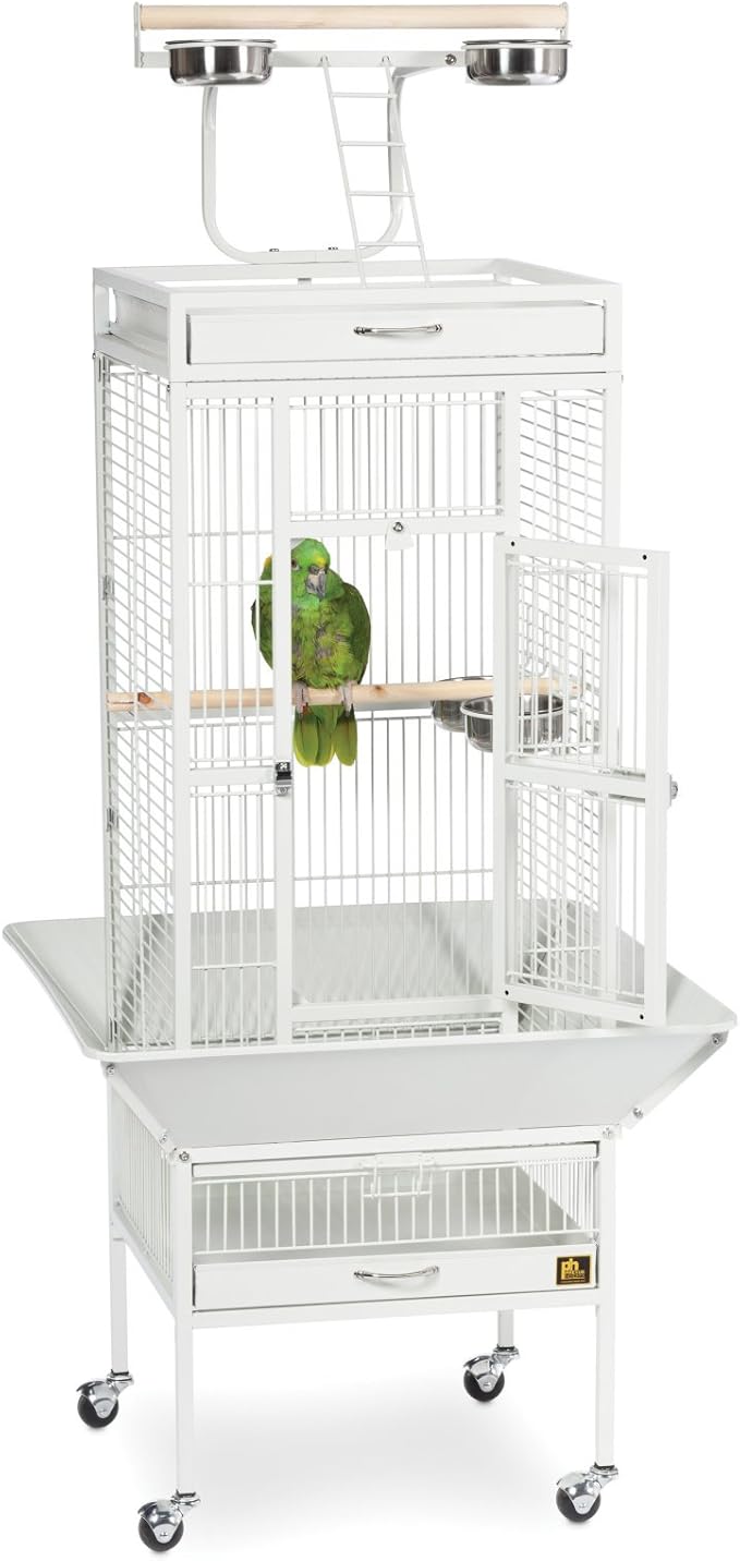 Prevue Pet Products Wrought Iron Select Bird Cage Black Hammertone 3151BLK