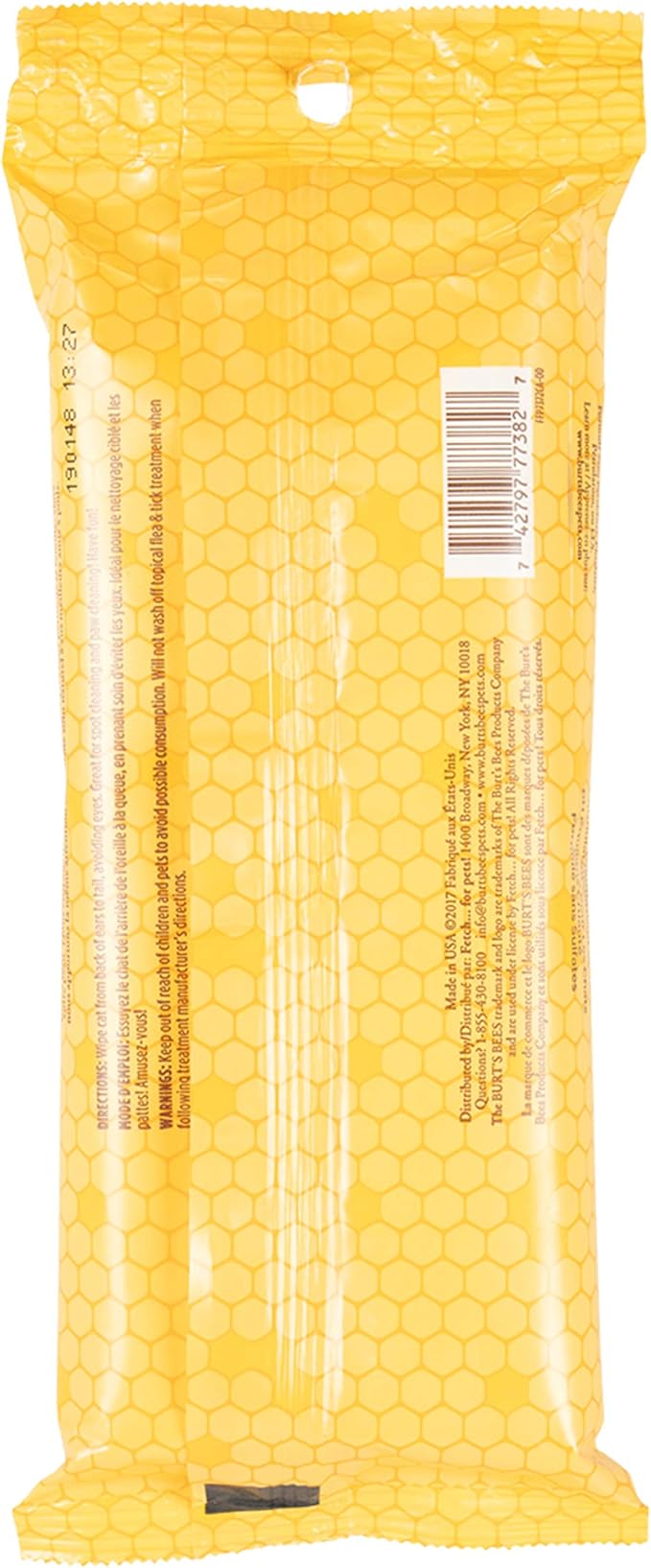 Burt's Bees for Pets For Cats Natural Dander Reducing Wipes | Kitten and Cat Wipes For Grooming, | 50 Count - 6 Pack (FF7372CP6)