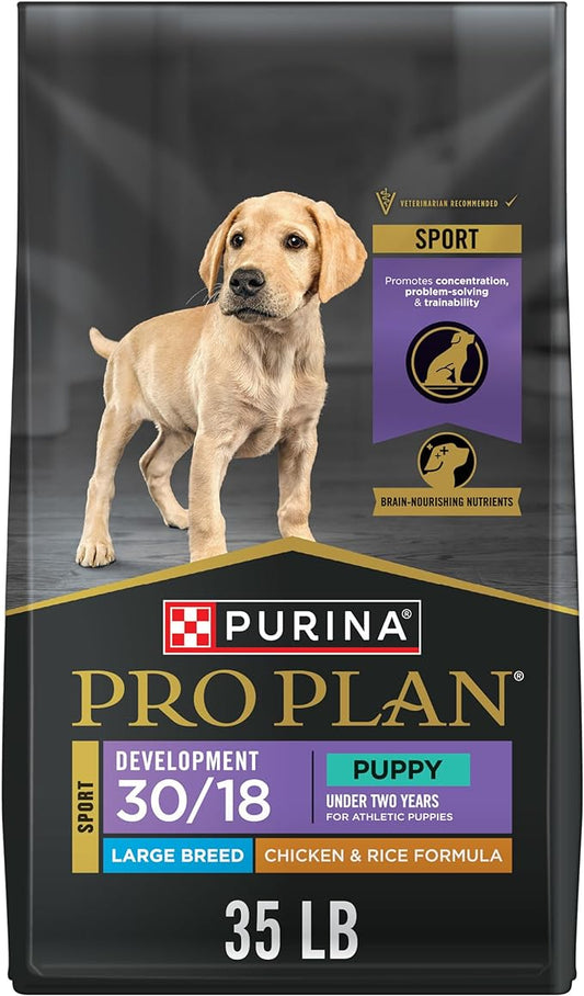 Purina Pro Plan Puppy Large Breed Sport Development 30/18 High Protein Puppy Food - 35 lb. Bag