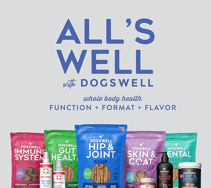 DOGSWELL Hip & Joint Slices Functional Dog Treats, Beef 8 oz. Bag