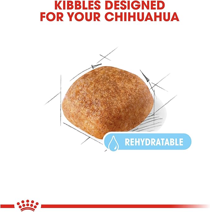 Royal Canin Breed Health Nutrition Chihuahua 8+ Adult Dry Dog Food, 2.5 lb bag