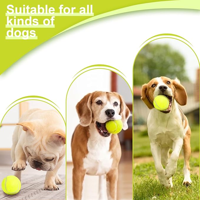 Dog Ball Thrower Launcher,Ball Launcher for Dogs with 12 Tennis Ball,Interacive Dog Toys Indoor Outdoor Adjustable Distance Settings Thrower Machine Perfect for Small Dogs, Light green