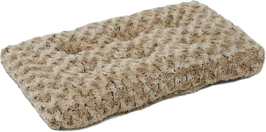 MidWest Homes for Pets Plush Ombré Swirl Dog & Cat Bed | Mocha 23L x 18W x 1.75H -Inches for Small Breeds, 24-Inch, Model:40624-STB