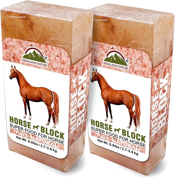 Licking Salt for Horse - 2 Pack, Pink