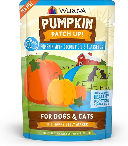 Weruva Pumpkin Patch Up! Pumpkin Pouches for Dogs & Cats
