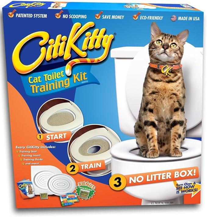 CitiKitty Cat Toilet Training Kit (One Pack + Extra Training Insert)