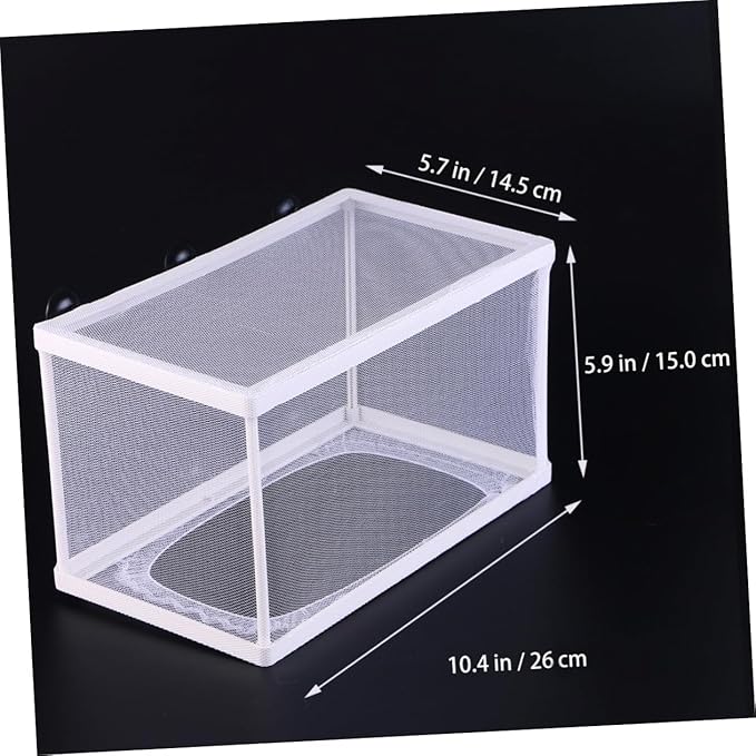 Aquarium Fish Incubator Mesh Box Nylon Mesh Box for Juvenile Fish Fry Separation Hatchery with Cups