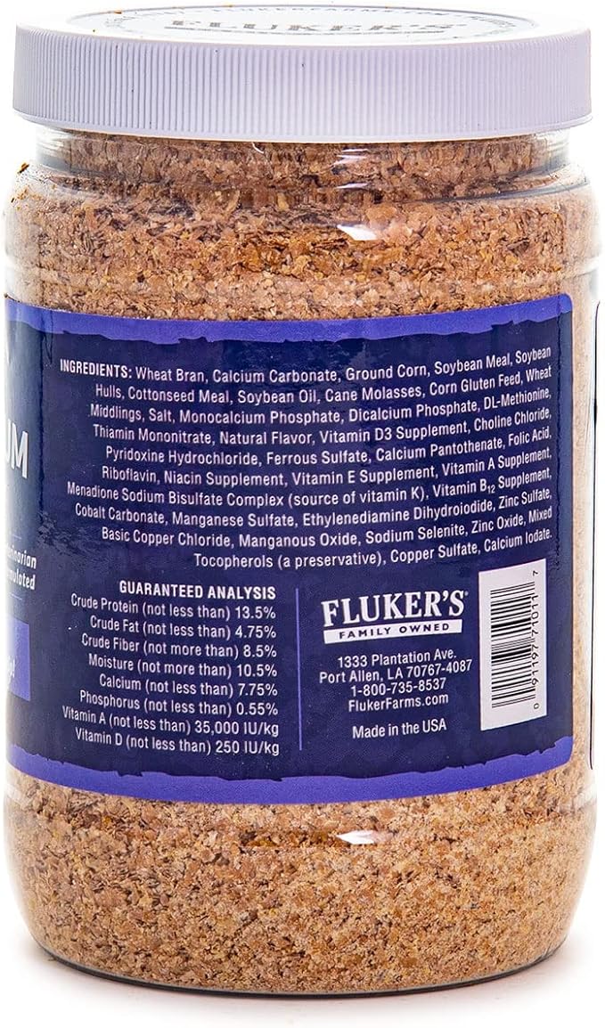 Fluker's High Calcium Mealworm Diet, Can Be Used as a Gut-Loading Food or Bedding, 12 oz