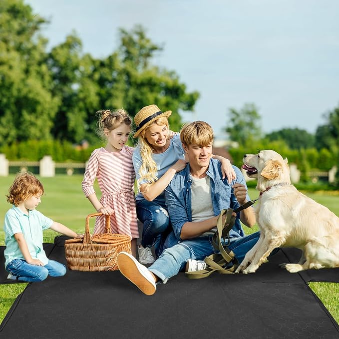 Mancro Dog Car Seat Cover for Back Seat, Waterproof Car Seat Protector for Dogs with Side Flaps, Scratchproof Dog Backseat Cover, Nonslip Dog Hammock for Sedans, SUVs, X-Large, All Black