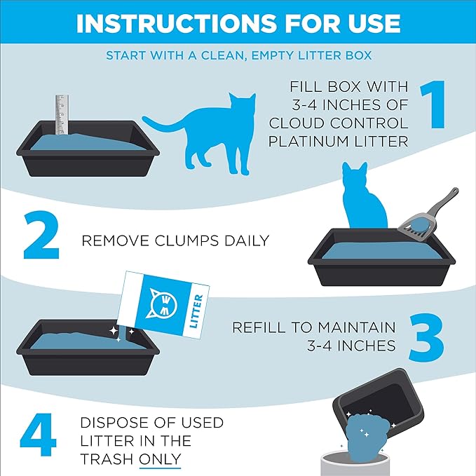 ARM & HAMMER Cloud Control Platinum Clumping Cat Litter 37LB