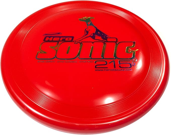 Hero Sonic Xtra 215 Distance Flying Dog Sport Disc - (red)