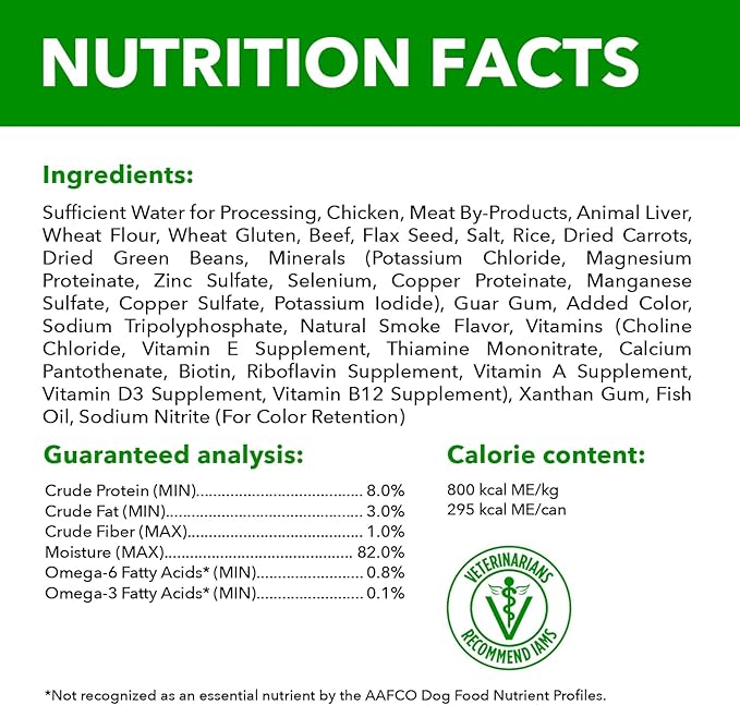 IAMS PROACTIVE HEALTH Adult Wet Dog Food Chunks in Gravy Beef, Rice, Carrots & Green Beans Flavor, 12-Pack of 13 oz. Cans