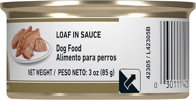 Royal Canin Breed Health Nutrition Dachshund Adult Loaf in Sauce Wet Dog Food, 3 oz can (24-Count)