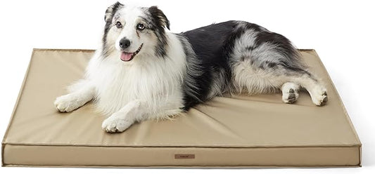 Lesure Outdoor Waterproof Dog Beds for Large Dogs - Large Dog Bed with Oxford Fabric Surface, Large Orthopedic Foam Pet Bed with Removable and Durable Cover, Machine Washable