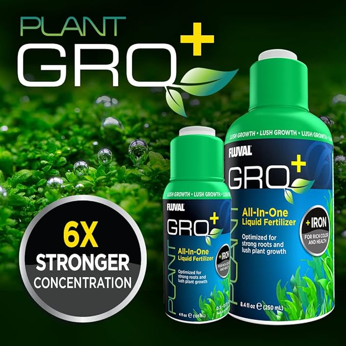 Fluval Plant GRO+, Plant Micro Nutrient for Aquariums, 4 Oz., A8359 (Pack of 2)
