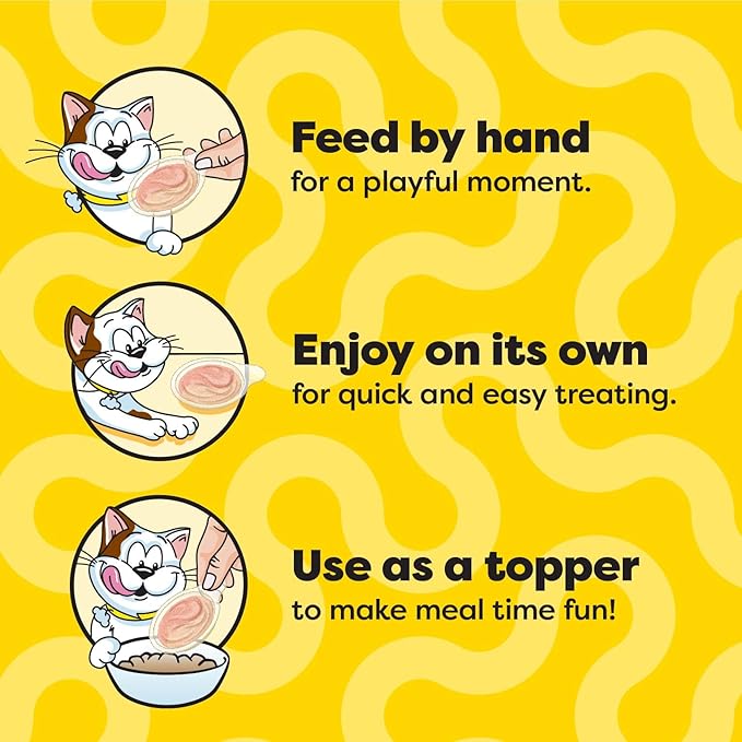 Temptations Lickable Spoons Adult Wet Cat Treat, 10 Grams, Variety Pack of 24