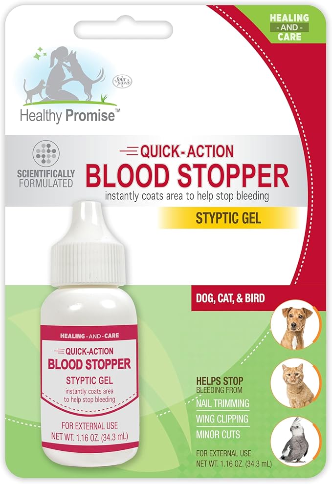 Four Paws Healthy Promise Pet Blood Stopper Gel 1.16 Oz.