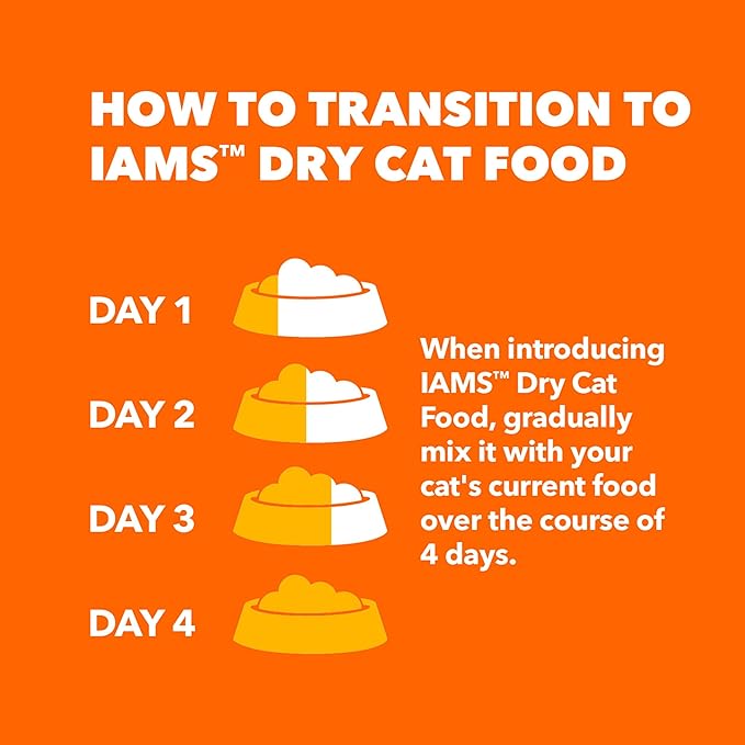 IAMS Proactive Health Indoor Weight & Hairball Care Adult Dry Cat Food with Salmon, 3.5 lb. Bag