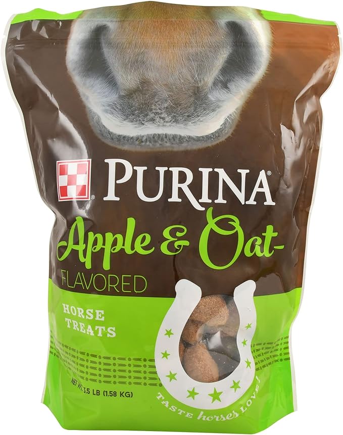 Purina | Apple and Oat Flavored Horse Treats | 3.5 Pound (3.5 lb) Bag