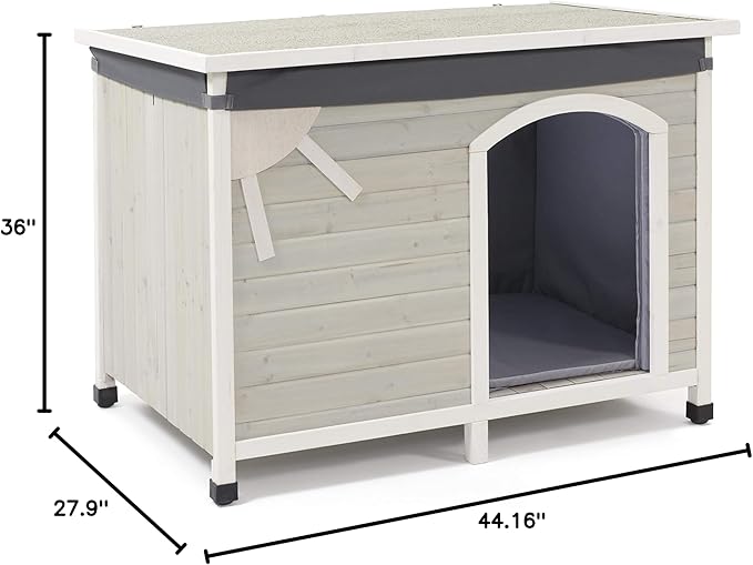 MidWest Homes for Pets Eilio Dog House Insulation Kit, Fits Large Dog House Measuring 28.94L x 45.16W x 33.12H - Inches, 1-Year Manufacturer's Warranty